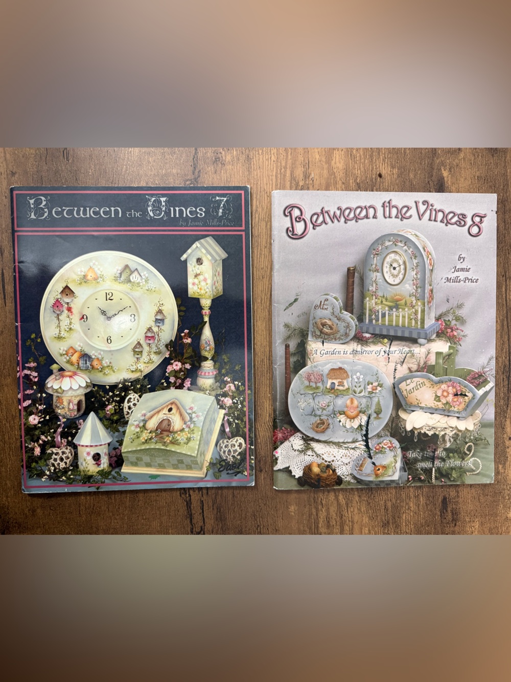 Vintage Painting Books - Between The Vines 7 & 8 - Jamie Mills-Price